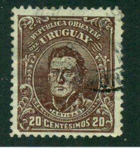 Uruguay 1910 #192 U  SCV (2024) = $0.25