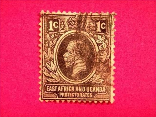 KENYA UGANDA AND TANGANYIKA, 1912, British East Africa, used 1c. black, King ...