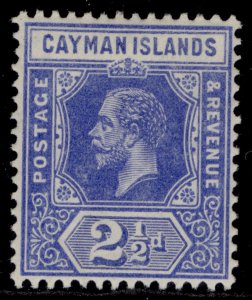 CAYMAN ISLANDS GV SG44a, 2½d deep bright-blue, LH MINT. Cat £15.