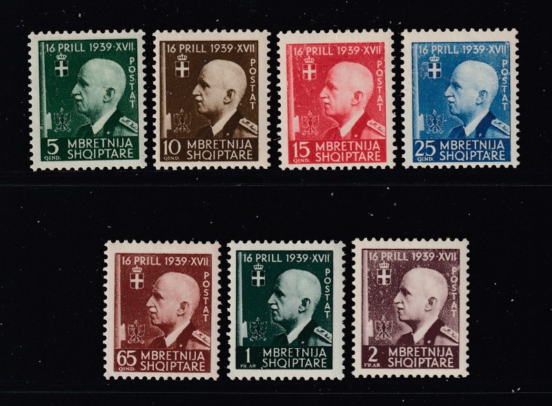 Albania the 1942 set MNH