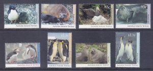 Australian Antarctic Territory AAT L83-89 MNH 1992-93 Regional Wildlife Full Set
