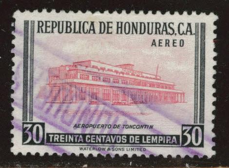 Honduras  Scott C262 used 1956 stamp