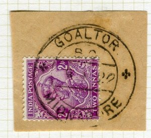 INDIA; Fine POSTMARK on early GV issue used value, Goaltor