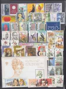 Z7121 J L,Stamps mnh belgium semi,s collection w/s/s