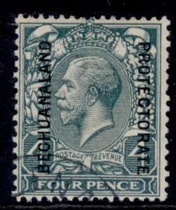 BECHUANALAND PROTECTORATE GV SG80, 4d grey-green, FINE USED. Cat £42.