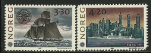 Norway # 1024-25, Mint Never Hinge