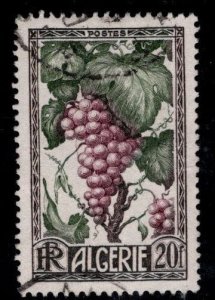 ALGERIA Scott 229 Used 1950 Grape stamp