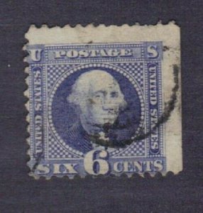 Scott # 115 beautiful George Washington catalog value $175.