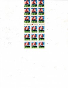 Flag over Field 32c US Postage ATM Booklet of 18 stamps #2919a VF MNH