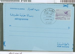 Algeria  1984 2.40 aerogramme, CTO 12.04.1984