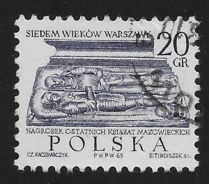 Poland #1336 20g Tombstone of Last Duke of Mazovia