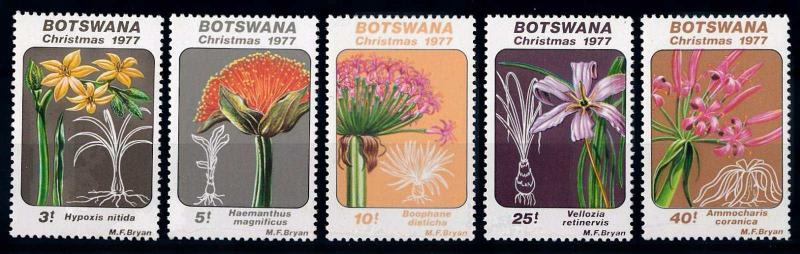 [67043] Botswana 1977 Flora Flowers Blumen Christmas  MNH