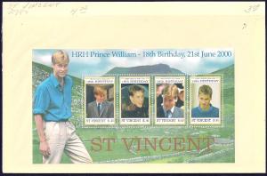 ST VINCENT Sc#2780 Souvenir Sheet Mint Never Hinged