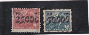 Poland  Scott#  196-7  Used
