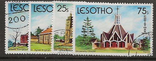 Nickel Auction. Lesotho 314-317 u