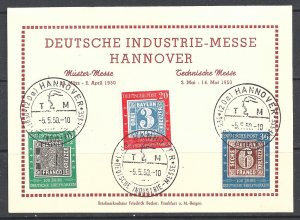 GERMANY (WEST) 1949 Centenary of 1st postage stamps set - 93209