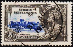 Straits Settlements. 1935 5c S.G.256 Fine Used