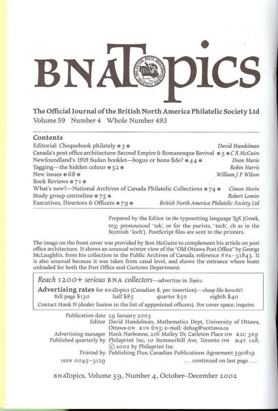 BNA Topics, Whole No. 493, Vol. 59, No. 4, Fourth Quarter...