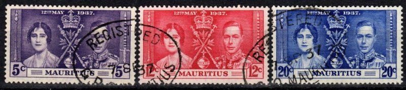 Mauritius #208-10   F-VF Used CV $3.75  (X1088)