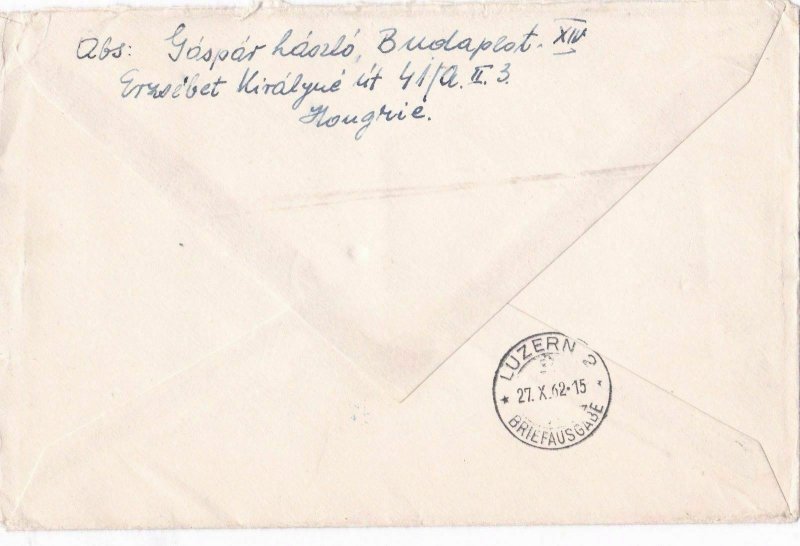 HUNGARY , 5 REGISTERED BUDAPEST  POSTAL COVERS    REF R 2034