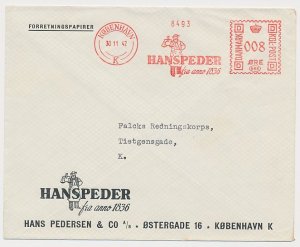 Meter cover Denmark 1942 Scale - Hans Pedersen