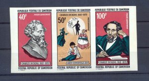 Cameroon 1970 Charles Dickens imperforated. VF and Rare