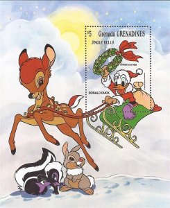 Grenada Grenadines - 1983 Disney Christmas w/Donald Duck - Souvenir Sheet #569