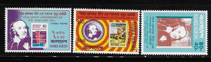 Bangladesh 1979 Sir Rowland Hill Sc 157-159 MNH A913