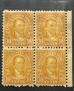 Block  4 Scott # 562 MNH