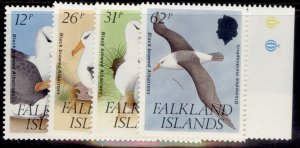 FALKLAND ISLANDS QEII SG608-611, 1990 Albatross set, NH MINT.