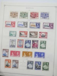 EDW1949SELL : BERMUDA Very clean Mint & Used collection on album pages. Cat