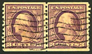 U.S. #493 USED PAIR