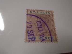 St Lucia  #  35  used