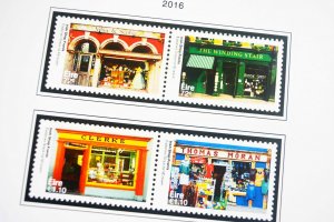 COLOR PRINTED IRELAND 2011-2020 STAMP ALBUM PAGES (60 illustrated pages)