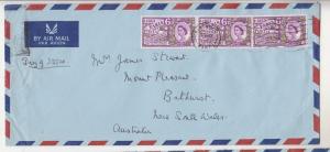 GREAT BRITAIN, 1963 Postal Conference 6d.(3), First Day cover to Australia