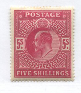 KEVII 1902 5/ mint o.g. hinged