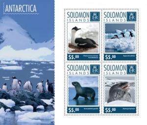 SOLOMON ISLANDS 2014 SHEET ANTARCTICA slm14711a