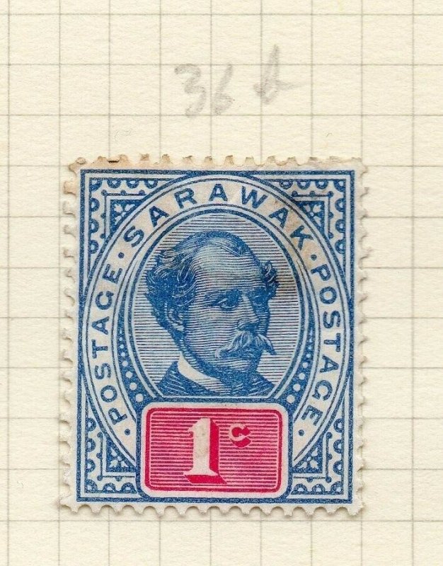 Sarawak 1899 Early Issue Fine Mint Hinged 1c. 276142