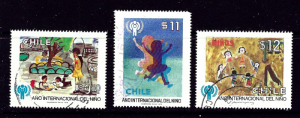 Chile 553-55 Used 1979 Year of the Child