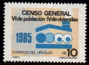 1986 Uruguay Census society citizens  #1188 ** MNH