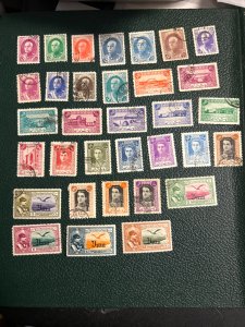 Iran lot of 33 mostly used stamps