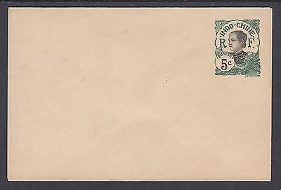 Indo-China H&G B15 mint 1908 5c Annamite Girl Envelope, VF