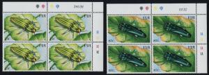 Fiji 878-81 TR Plate Blocks MNH Insects, Beetles
