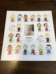 SCOTT#5726-35 -CHARLES M.SCHULZ CENTENNIAlL PEANUTS Sheet of 20 Stamps-2022-MNH