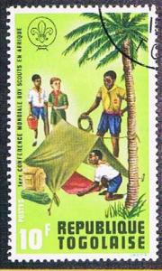 Togo 838 Used Boy Scouts (BP1108)