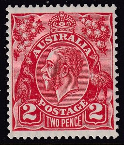 Sc# 71 1930 Australia 2 pence KGV MLH perf 13½ x 12½ Wmk 203 CV $9.00