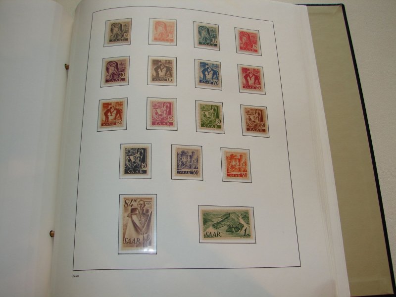 German States Stamps mint in DAVO album Catalog value $1500 in 2013 Scott catalo
