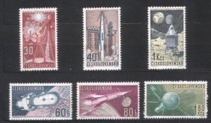 Czechoslovakia 1962 Scott #1105-1110 MNH