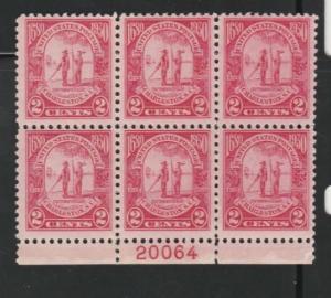 U.S. Scott #688 Braddock Stamp - Mint Plate Block