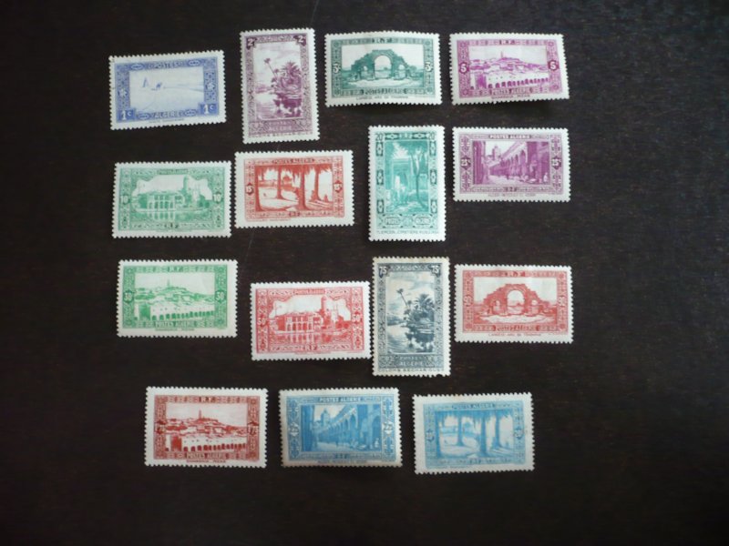 Stamps - Algeria - Scott# 79-108 - Mint Hinged Part Set of 15 Stamps